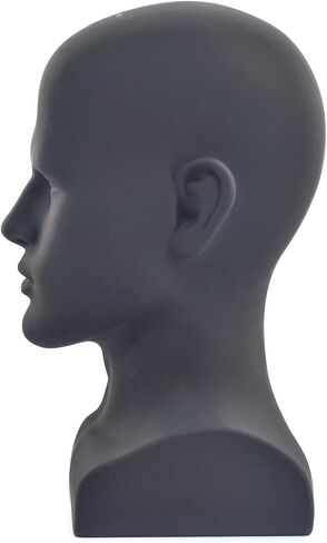 Male Mannequin Head Professional Manikin Head for Display Wigs Hats Headphone Mask Sunglasses Jewelry and Scravat Display Stand (90SG) in Saudi Arabia