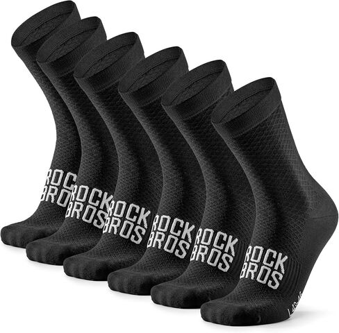 جوارب ROCKBROS لركوب الدراجات للرجال والنساء، جوارب قابلة للتنفس لركوب الدراجات، مقاس مضغوط، طاقم طويل، سلسلة الطريق إلى السماء in Saudi Arabia