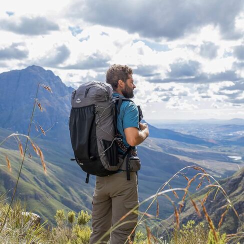 Naturehike 55/65L Internal Frame Hiking Backpack for Outdoor Camping Travel Backpacking Backpack for Men (Army Green, 55L) in Saudi Arabia