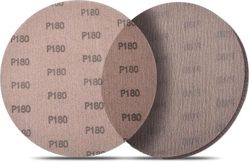 9 Inch Sanding Discs Mesh Abrasive Dust Free Anti Clogging Net Sandpaper Sheet 10 Pieces 180 Grit Hook and Loop Sanding Pads for Woodworking, Drywall Sanding, Car Polishing in Saudi Arabia