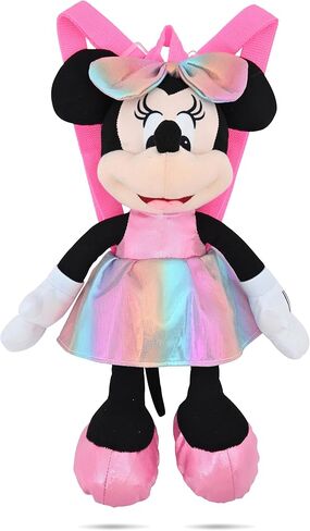Disney Minnie Mouse Backpack for Kids | Minnie Mouse Plush Kid Backpack 14" Girl Backpack | Cute Backpack for Girls, Boys, Unisex in Saudi Arabia