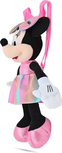 Disney Minnie Mouse Backpack for Kids | Minnie Mouse Plush Kid Backpack 14" Girl Backpack | Cute Backpack for Girls, Boys, Unisex in Saudi Arabia