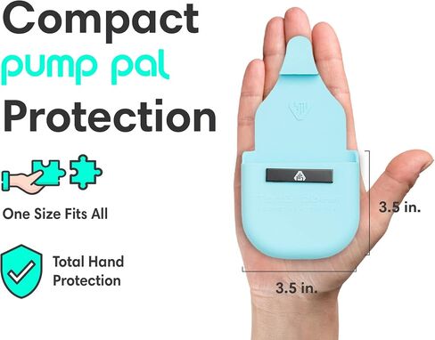 PumpPal Reusable Fueling Glove | Protect Hands from Filthy Gas Pump Handles and Keypads | Easy Install, Attaches with Magnets Inside Your Gas Tank | Universal Size, One Hand Easy Slip-On | (Black)) in Saudi Arabia