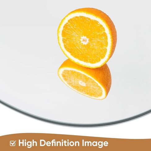 مرآة حمام مستديرة بدون إطار من أنتوك، مرآة دائرية مقاس 24 بوصة للحمام، مرايا الغرور بدون إطار لغرفة النوم، المدخل، غرفة المعيشة in Kuwait