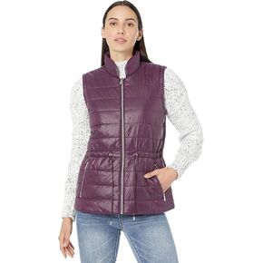Calvin Klein Women's Lightweight Packable Adjustable Waist Puffer Comfortable Vest