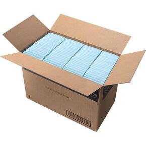 HALYARD* Disposable Standard Underpads Incontinence Bed Pads, 23"x24" Case of 200, Lt. Blue-Comfortable Chucks Pads, Disposable, for Adults-Soft Bed Pads for Elderly/Adult Patients, 48820 (Case of