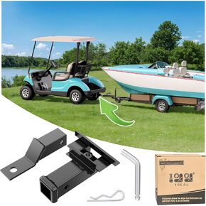 10L0L Golf Cart Bumper Hitch Compatible with Yamaha Drive2 2017-up Golf Cart Models