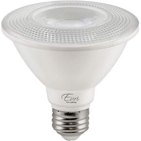 Euri Lighting EP30-11W6000es Dimmable LED PAR30 Short Neck, 11W (75W Equal) 850lm, 80CRI, Soft White (3000K) 40° Beam Angle, Damp Rated, UL, Energy Star, 3YR 25K HR WTY, One Count