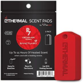 Wyndscent E-Thermal P7 Sanctuary Scent Pad 5 Pack - Calming Bedding Area Scent for Scent Pad Heater and E-Thermal Unit (Heater Not Included)
