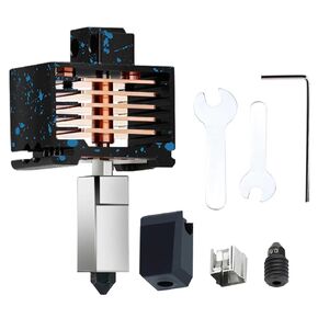 Upgraded TZ 3.0 All Metal Hotend : High Temperature Print Head with Hardened Steel Nozzle Compatible for Bambu Lab X1 / X1 Carbon 3D Printer Hot end kit Assembly Replacement
