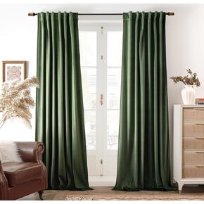 DriftAway Velvet Blackout Curtains Yellow Room Darkening Curtains 84 Inches Long 2 Panel Set Super Soft Luxury Thermal Insulated Drapes for Living Room Back Tab and Rod Pocket Yellow 52 inch Wide