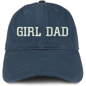 Trendy Apparel Shop Girl DAD Embroidered Soft Crown 100% Brushed Cotton Cap