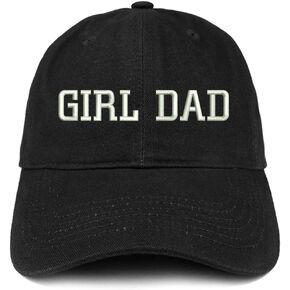 قبعة من القطن المصقول بنسبة 100% مطرزة من Trendy Apparel Shop Girl DAD