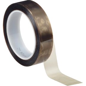 3M PTFE Film Tape 5490, Brown, 1 in x 36 yd, 3.7 mil