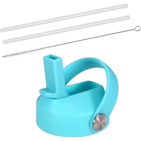 HYDROWION Straw Lid for Hydro Flask Wide Mouth, Flex Straw Lid Compatibility Most Sports Water Bottle 12 16 18 20 32 40 64 oz, Straw Lids for Simple Modern Ascent Water Bottle