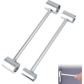2pcs Hinges Gap Adjusting Wrench, 0.55-0.98in Door Hinge Repair Tool Door Hinge Adjustment Tool Hinge Bender Hinge Adjustment Wrench Tool for Fire Clean Room Security Door