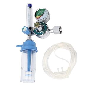 Oxygen Pressure Gas Regulator 0-100mpa AirRegulator Inhalator Oxygen Gauge Meter Pressure Reducing Valve Regulator