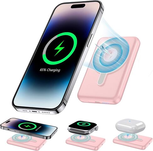kurdene ME08 Power Charger 5000mAh Battery Pack Portable Power Bank for iPhone, Android-Grass Green in Saudi Arabia