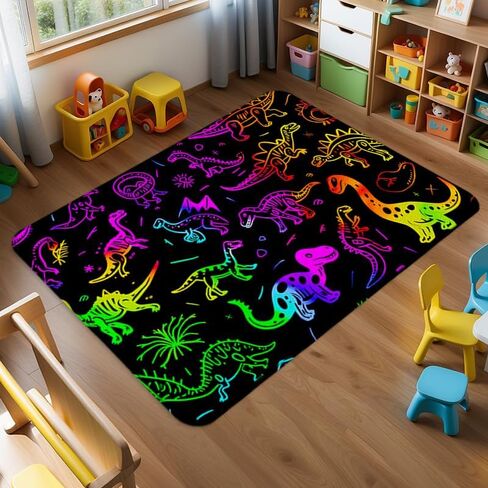 Dinosaur Rug - Dinosaur Area Rug for Boys Bedroom Decor - Dino Carpet - 36x24 inches in Saudi Arabia