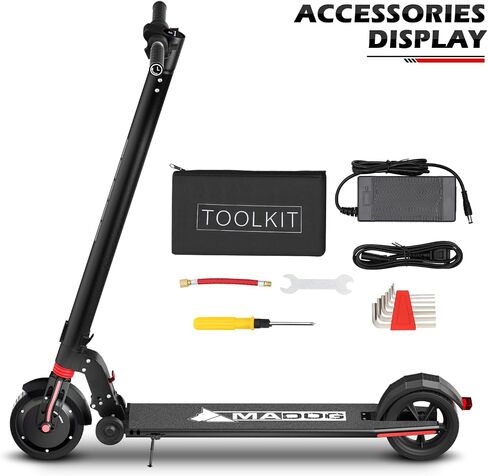 سكوتر كهربائي MoNiBloom E-Scooter مع شاشة LED وتطبيق بلوتوث، سكوتر محمول قابل للطي للبالغين والمراهقين in Saudi Arabia