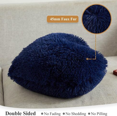 XeGe Cute Double-Sided Faux Fur Heart Pillow, Plush Shaggy Decorative Throw Pillow, 15"x17" Cozy Fluffy Heart Shaped Pillow with Insert, Furry Accent Pillow for Girls/Women/Kids/Children Gift, Pink in Saudi Arabia