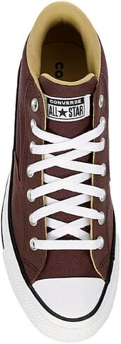 Converse Unisex Chuck Taylor All Star Malden Street Mid High Canvas Sneaker - Lace up Closure Style - Ancestral Blue/White/Black 13 in Saudi Arabia