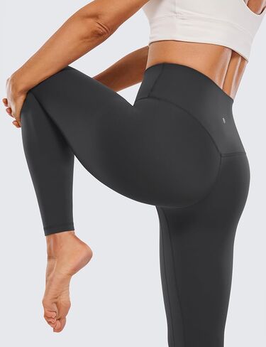 CRZ YOGA Womens Butterluxe High Waisted Yoga Leggings 28" - Double Seamed Buttery Soft Comfy Athletic Gym Workout Pants in Saudi Arabia