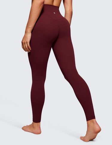 CRZ YOGA Womens Butterluxe High Waisted Yoga Leggings 28" - Double Seamed Buttery Soft Comfy Athletic Gym Workout Pants in Saudi Arabia