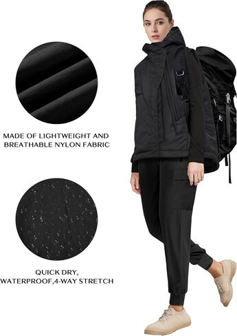 Buauty Lightweight Hiking Pants Women,Quick Dry Joggers Cargo Pants in Saudi Arabia