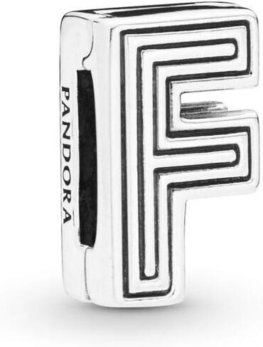 PANDORA REFLEXIONS Letter Initial Clip 925 Sterling Silver Charm in Saudi Arabia