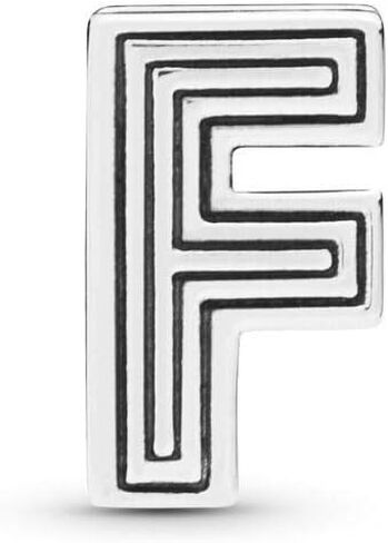 PANDORA REFLEXIONS Letter Initial Clip 925 Sterling Silver Charm in Saudi Arabia