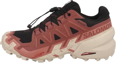 Salomon Womens Speedcross 6 Hiking Shoes, Tahitian Tide/Carbon/Tea, 6.5M in Saudi Arabia