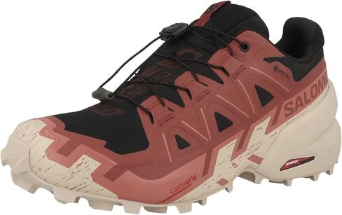 Salomon Womens Speedcross 6 Hiking Shoes, Tahitian Tide/Carbon/Tea, 6.5M in Saudi Arabia