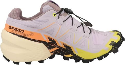 Salomon Womens Speedcross 6 Hiking Shoes, Tahitian Tide/Carbon/Tea, 6.5M in Saudi Arabia