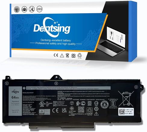 Dentsing DKNKD (11.1V 97Wh/8550mAh) X8VWF Laptop Battery Compatible with Dell Latitude 14 Rugged 5404 7404 E5404 E7404 Series Notebook 4XKN5 CJ2K1 5XT3V 05XT3V VCWGN 0VCHGN 09FN4 XN4KN XRJDF YGV51 in Saudi Arabia