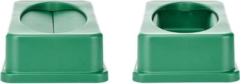 Alpine 23 Gallon Slim Trash/Recycling BIN Swing LID Green in Kuwait