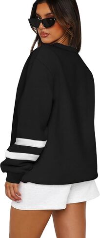 WIHOLL Womens Oversized Sweatshirts Long Sleeve Tops Fall Winter Clothes Crewneck Cozy Outfits Pullover 2024 Fashion in Saudi Arabia