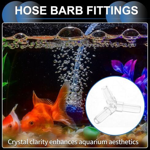Plastic Hose Barb Fittings, 3/16" L Shaped 2 Way Barb Fitting Plastic Clear, 10 Pcs Elbow L in Saudi Arabia