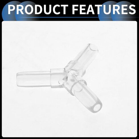 Plastic Hose Barb Fittings, 3/16" L Shaped 2 Way Barb Fitting Plastic Clear, 10 Pcs Elbow L in Saudi Arabia