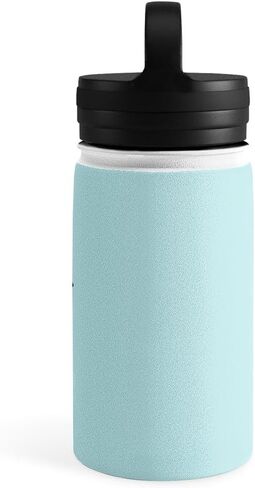 Deny Designs Water Bottle, Straw Lid 18 oz, Doodle By Meg Doing My Best in Saudi Arabia