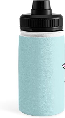 Deny Designs Water Bottle, Straw Lid 18 oz, Doodle By Meg Doing My Best in Saudi Arabia
