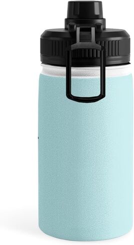 Deny Designs Water Bottle, Straw Lid 18 oz, Doodle By Meg Doing My Best in Saudi Arabia