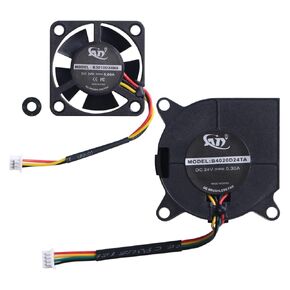 FYSETC K1-MAX Extruder Fan Kit - 2PCS Hotend Cooling Fan Replacement: 24V 3010 Axial & 4020 Blower Brushless Fans High Airflow Dual Ball Bearing Fan for K1- K1C 3D Printer Hot End Heat Sink