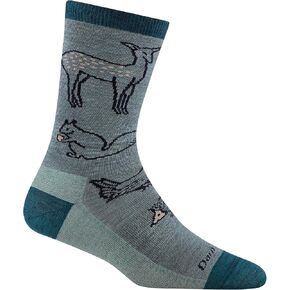 Darn Tough Woodland Creatures Crew Light Sock - Women's Ash