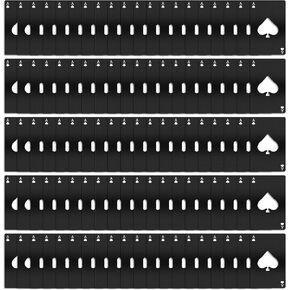 100 Pack Ace of Spades Bottle Openers Bulk Metal Credit Card Beer Bottle Openers Poker Card Bottle Openers Wallet Bottle Opener for Party Favor Wedding Favor Groomsmen Bridesmaid Gift (Black)