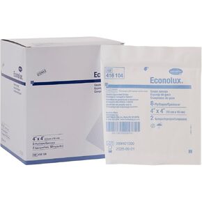 Hartmann 61042000 Gauze Sponge Econolux Cotton 8-ply 4 X 4 Inch 416104 Box Of 100