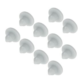 MECCANIXITY 1pcs Silicone Snap in Locking Hole Plugs,48.6mm/1.9 Inch Mounting Diameter Narrow Groove Width 5mm Panel Seal Cover Round for Kitchen Bulkheads Waterproof Sealing Plugs Grey
