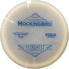 Lone Star Disc Alpha Mockingbird | Understable Disc Golf Fairway Driver | Durable & Smooth Premium Plastic | Good for All Skill Levels | Colors May Vary