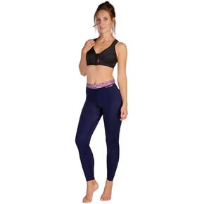 LIPOELASTIC Active Leggings with Medical Compression - Anti-Cellulite(XL+, Dark Blue)