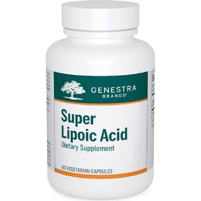 Genestra Brands Super Lipoic Acid - Alpha Lipoic Acid to Support Metabolism & Anxtioxidants - 60 Capsules